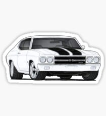 70 Chevelle SS Drawing Sticker