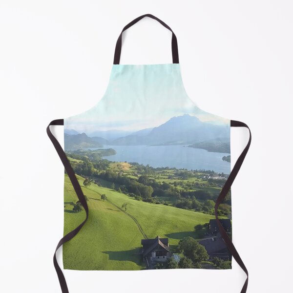 Item preview, Landscape photography Switzerland Greens lakes and mountains designed and sold by aventi24.