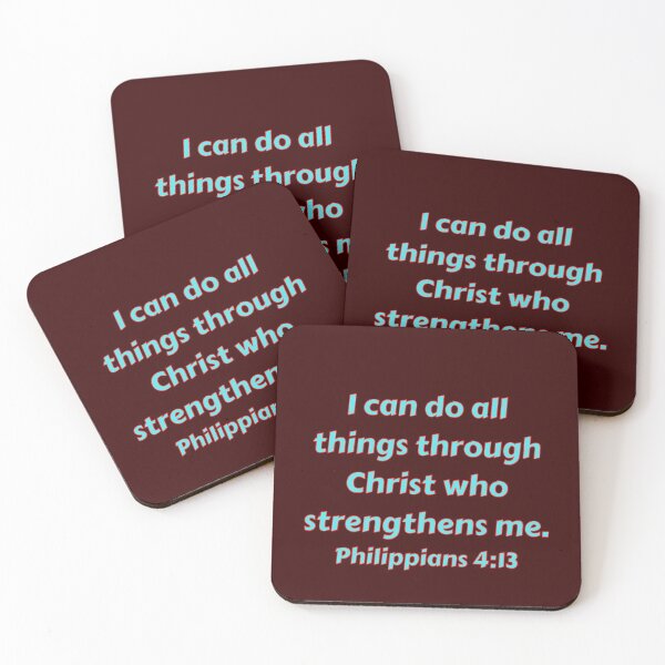 Item preview, Bible Verse Philippians 4:13 designed and sold by Prayingwarrior.