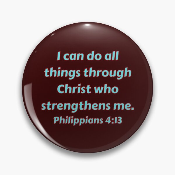 Item preview, Bible Verse Philippians 4:13 designed and sold by Prayingwarrior.