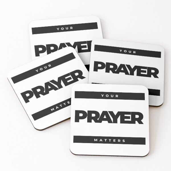 Item preview, Your prayer matters black and white designed and sold by missionbear.