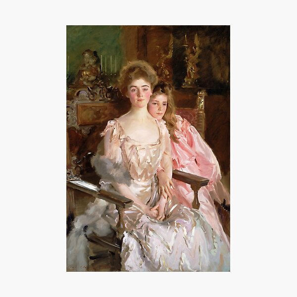 Item preview, Mrs. Fiske Warren (Gretchen Osgood) And Her Daughter Rachel (1903) By John Singer Sargent  designed and sold by sunny-007.