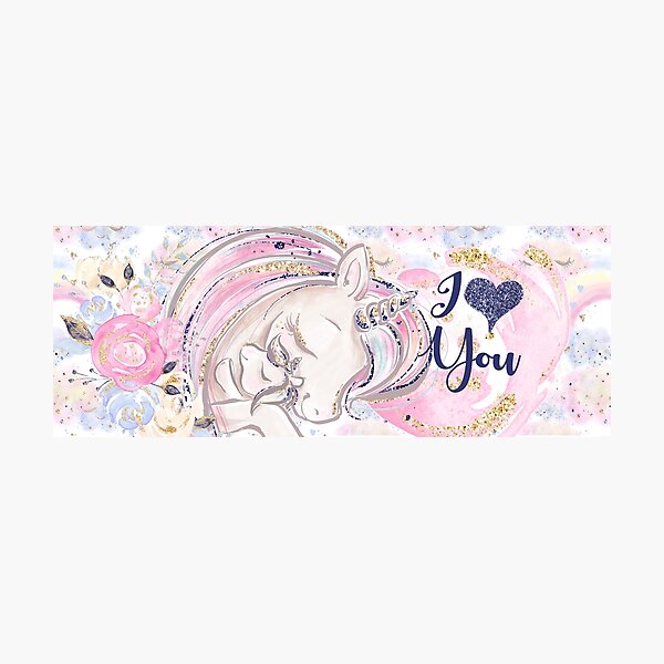 Artikelvorschau, Einhorn Mama entworfen und verkauft von FunCatDesign.