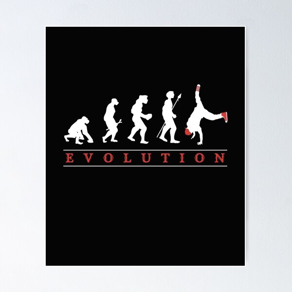 Item preview, Evolution of Break dancing Funny break dancing designed and sold by Click-Like.