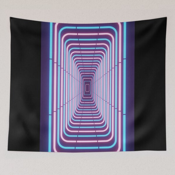 Item preview, neon hallway designed and sold by kombos.