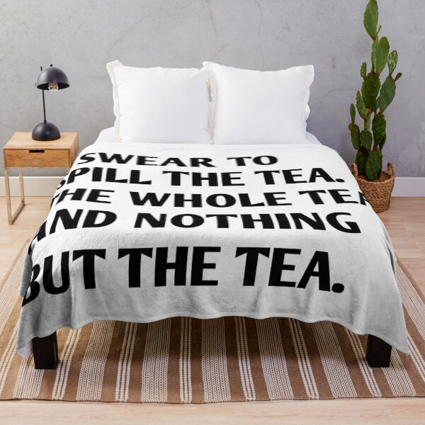 Item preview, I Swear To Spill The Tea Funny Saying  designed and sold by Tema EL.