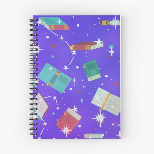 Item preview, purple book reading galaxy  designed and sold by moremattie.