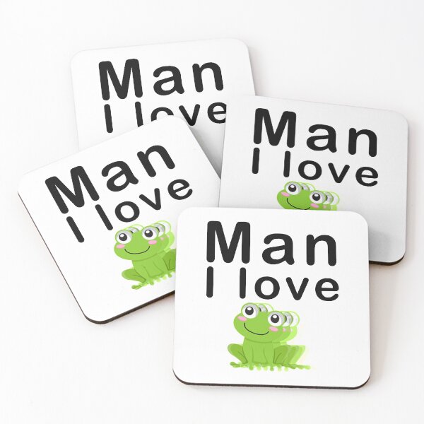Item preview, Man i love frogs magnet designed and sold by Aymanerachif.
