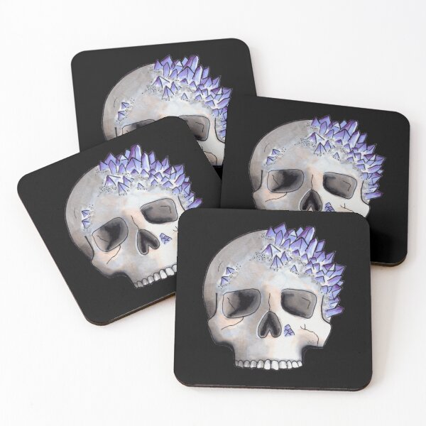 Item preview, Amethyst Skull designed and sold by AshArt007.