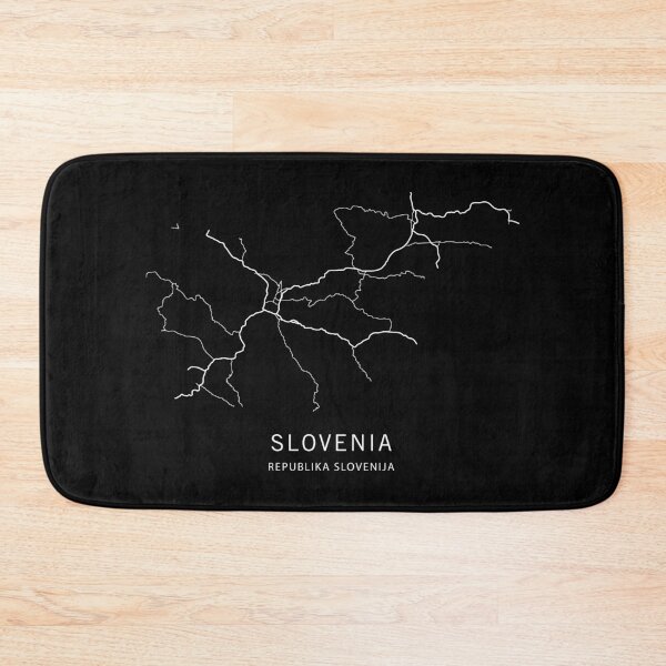 Item preview, Slovenia Road Map designed and sold by clarkstpress.