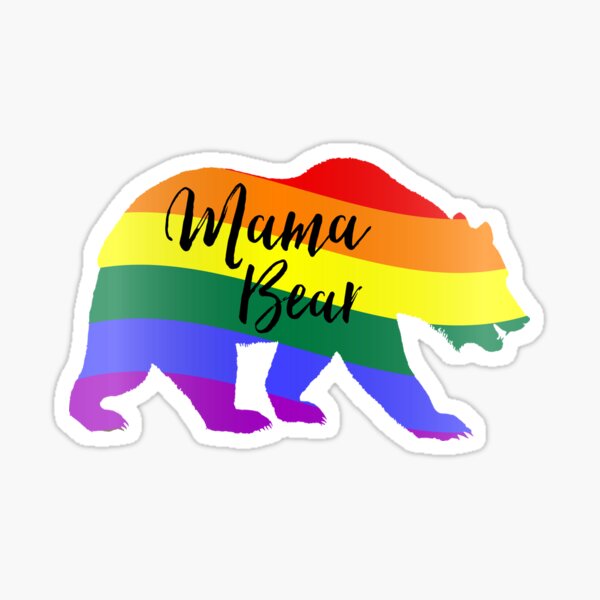 Green Mama Bear Gifts - Mama Bear Gifts - Sticker