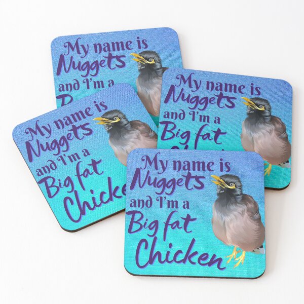 Item preview, My name is Nuggets and I'm a big fat chicken! designed and sold by Nuggetsthemynah.