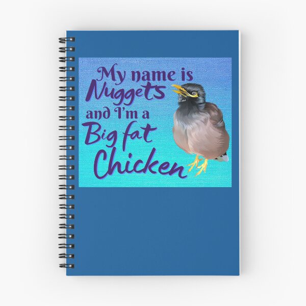 Item preview, My name is Nuggets and I'm a big fat chicken! designed and sold by Nuggetsthemynah.