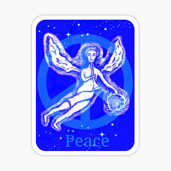 Peace Angel Sticker