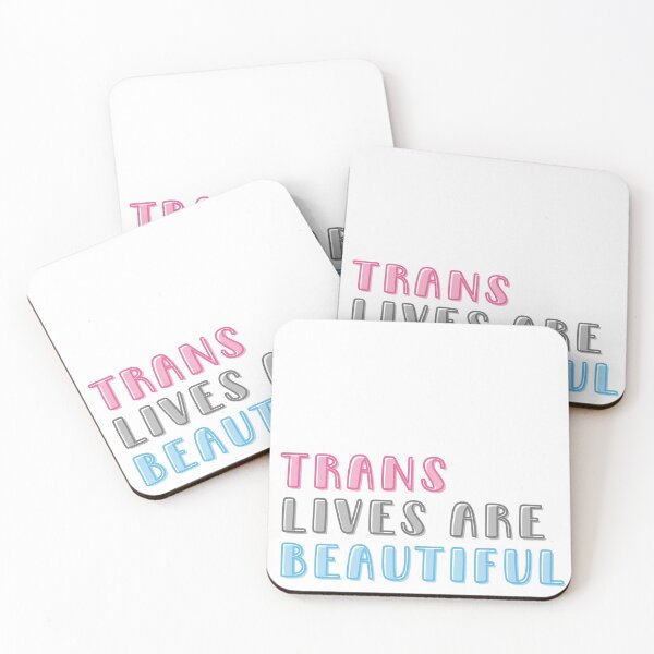 Item preview, Trans Lives Are Beautiful - Trans Pride designed and sold by myqueercloset.