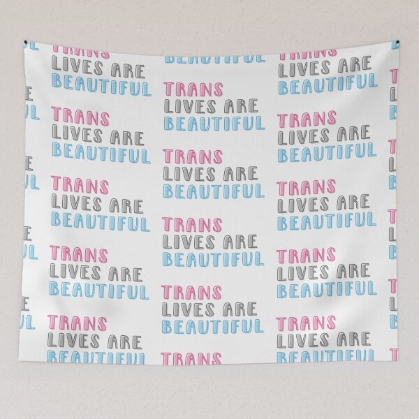 Item preview, Trans Lives Are Beautiful - Trans Pride designed and sold by myqueercloset.