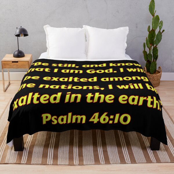 Item preview, Bible Verse Psalm 46:10 designed and sold by Prayingwarrior.