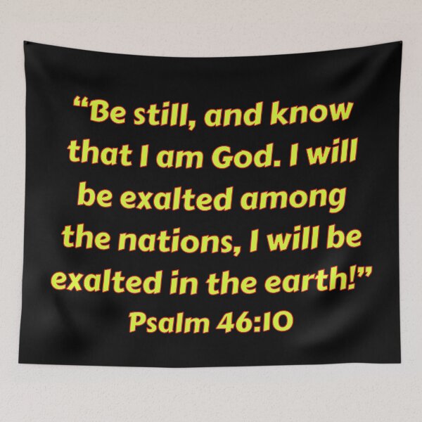 Item preview, Bible Verse Psalm 46:10 designed and sold by Prayingwarrior.