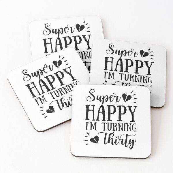 Item preview, 30th Birthday | Super Happy I'm Turning 30 designed and sold by Presto Prints Design.