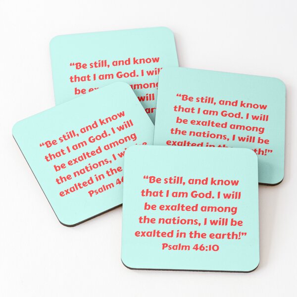 Item preview, Bible Verse Psalm 46:10 designed and sold by Prayingwarrior.