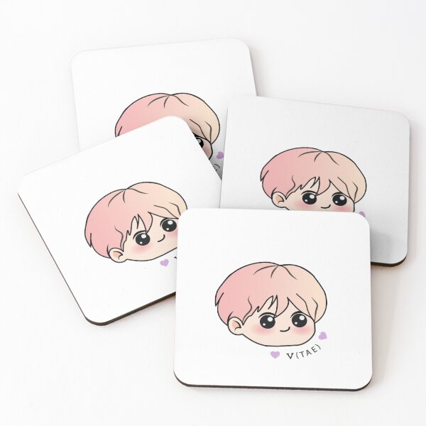 Item preview, V (TAE) BTS Illustration designed and sold by artandkorea.