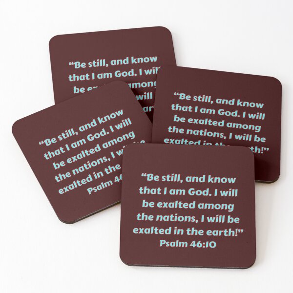 Item preview, Bible Verse Psalm 46:10 designed and sold by Prayingwarrior.