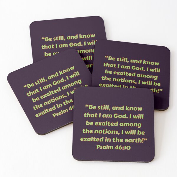 Item preview, Bible Verse Psalm 46:10 designed and sold by Prayingwarrior.