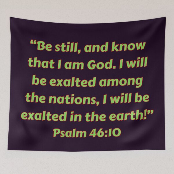 Item preview, Bible Verse Psalm 46:10 designed and sold by Prayingwarrior.
