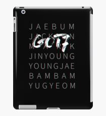 GOT7 3D Tee Black Ver iPad Case/Skin