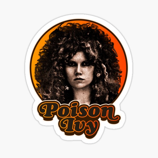 Retro Poison Ivy Tribute Sticker