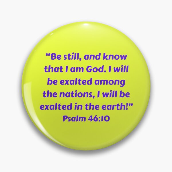 Item preview, Bible Verse Psalm 46:10 designed and sold by Prayingwarrior.
