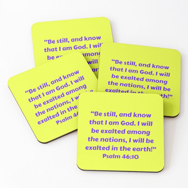 Item preview, Bible Verse Psalm 46:10 designed and sold by Prayingwarrior.