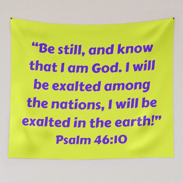 Item preview, Bible Verse Psalm 46:10 designed and sold by Prayingwarrior.