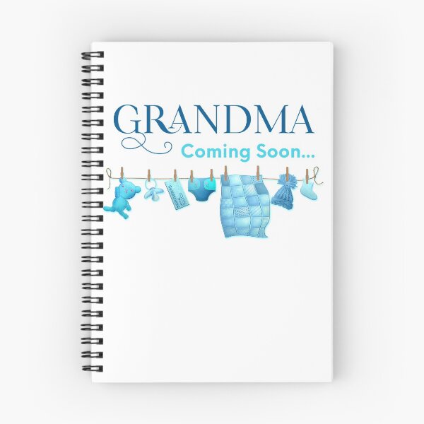 Item preview, Grandma Coming Soon - Baby Boy designed and sold by ShowMePrints.