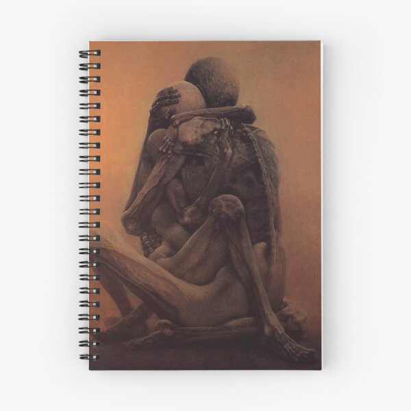 Item preview, Sin título (Amantes), de Zdzisław Beksiński designed and sold by JustContemplate.