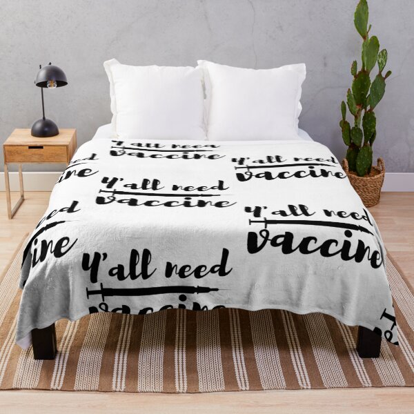 Item preview, Yall Need Vaccine Black Text designed and sold by SweetAndSpice.