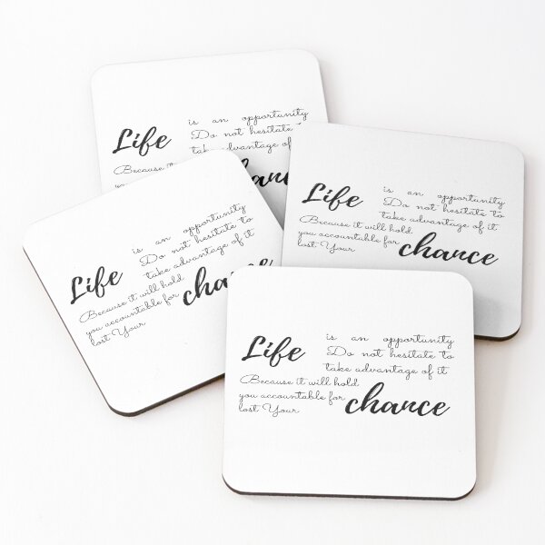 Item preview, Life is an opportunity not to be missed "life chance"  designed and sold by John-merou.