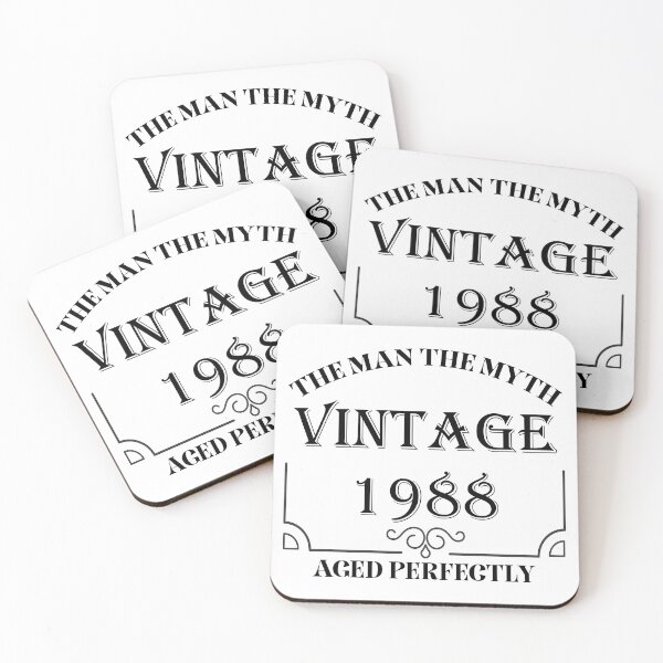 Item preview, Vintage The Man The Myth 1988 Birthday Shirt 33rd Birthday Shirts designed and sold by Saharan12.