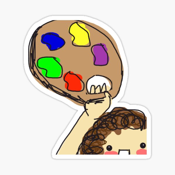 Item preview, Artist with Paint Palette designed and sold by designsbyemilyc.