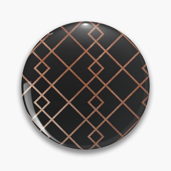 Artikelvorschau, Black & Copper Geometric entworfen und verkauft von ind3finite.