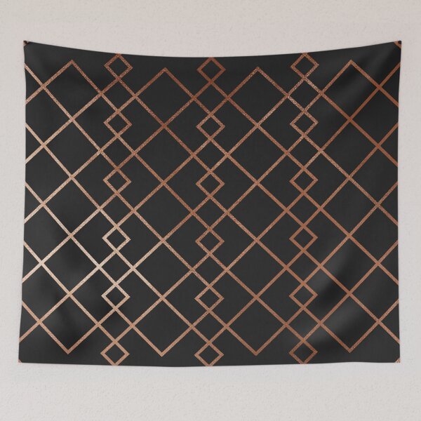 Artikelvorschau, Black & Copper Geometric entworfen und verkauft von ind3finite.