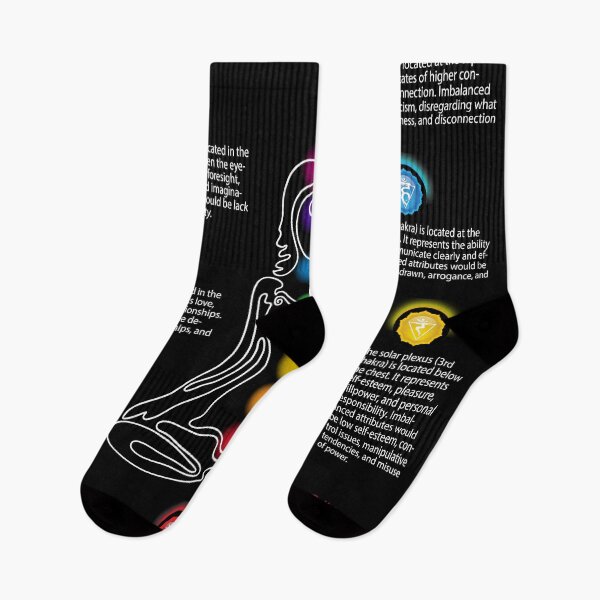 Item preview, Seven Chakra Poster Chart - Black 73  designed and sold by serenaking.