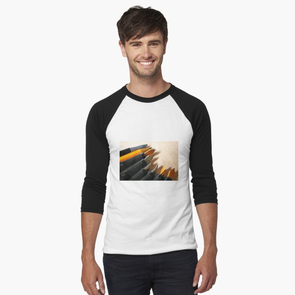 Item preview, Baseball ¾ Sleeve T-Shirt designed and sold by shellcreek.
