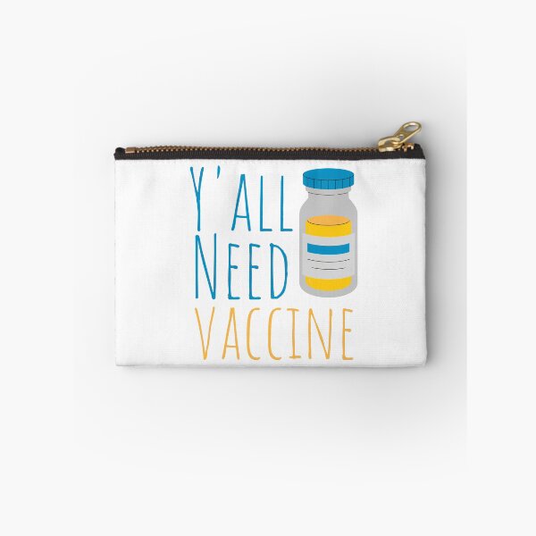 Item preview, Yall Need Vaccine Blue and Yellow designed and sold by SweetAndSpice.
