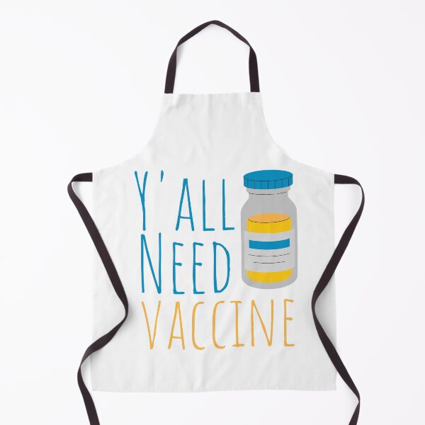 Item preview, Yall Need Vaccine Blue and Yellow designed and sold by SweetAndSpice.