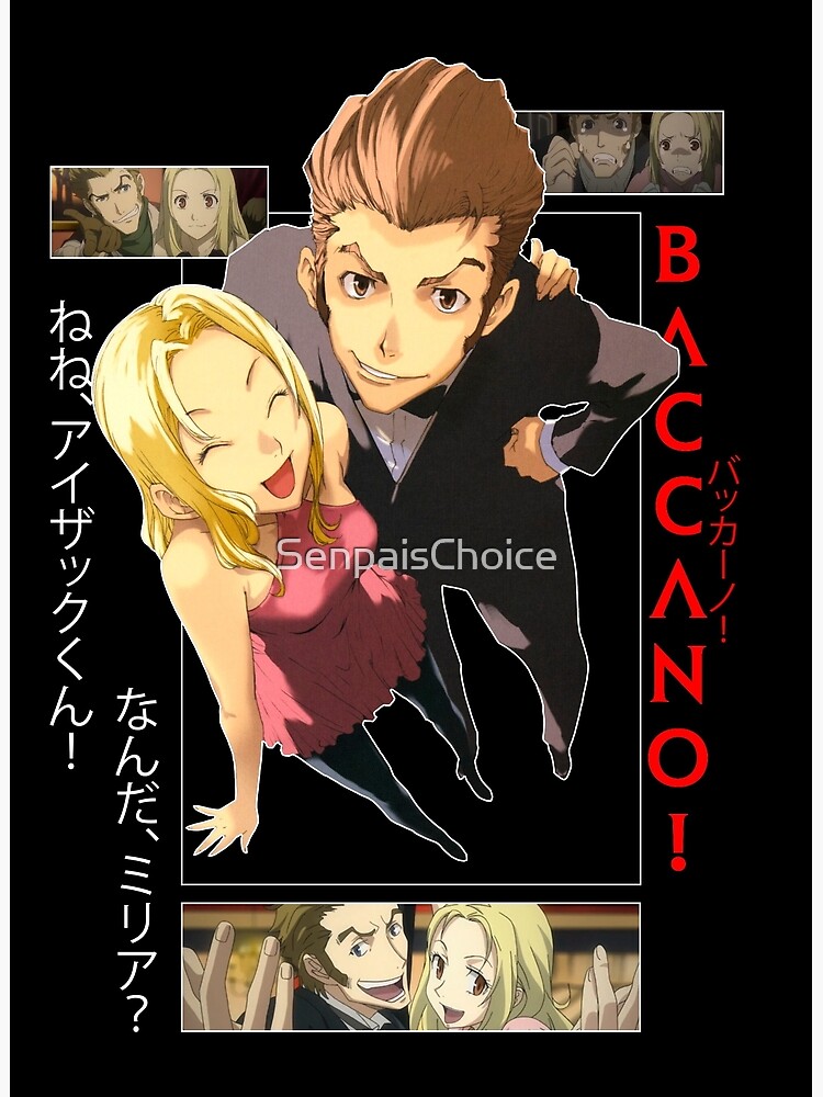 Baccano Isaac Y Miria Black Photographic Print By Senpaischoice Redbubble