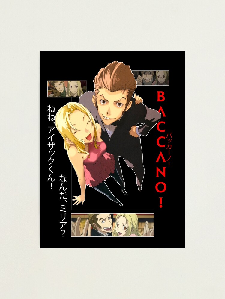 Baccano Isaac Y Miria Black Photographic Print By Senpaischoice Redbubble