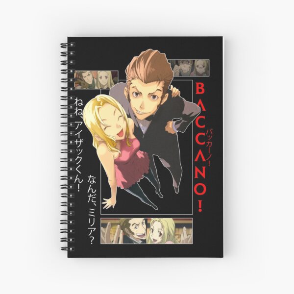 Baccano Spiral Notebooks Redbubble