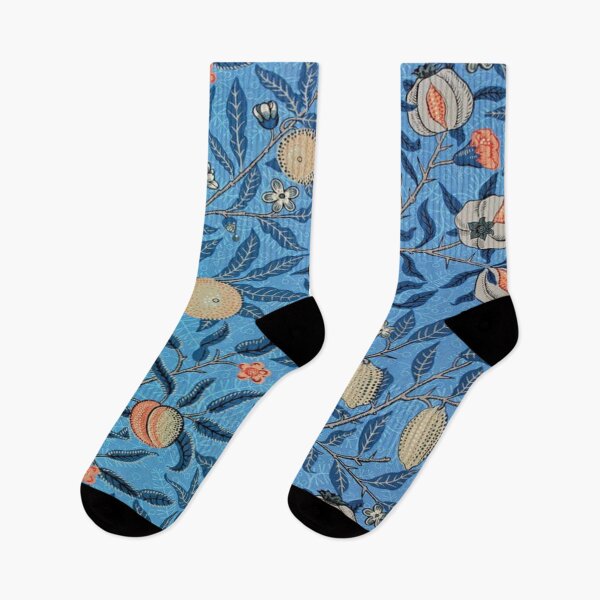 Item preview, William Morris fruits and birds, blue designed and sold by Vivanne-art.