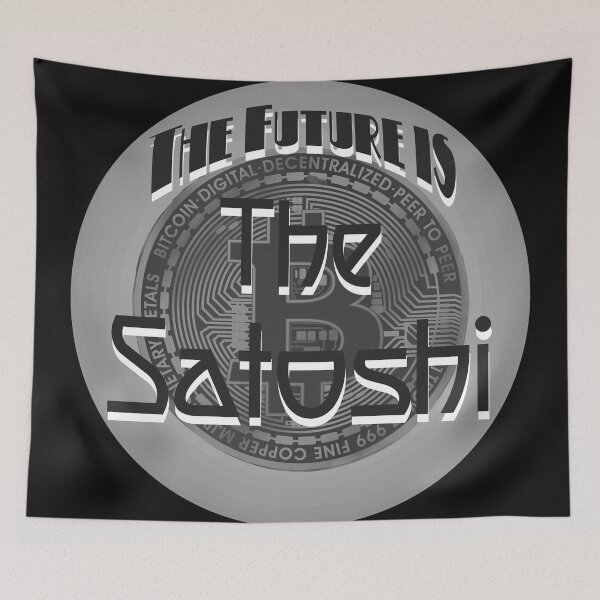 Item preview, Satoshi | Bitcoin Hodler | Hodling Crypto | Noir | NFT aesthetics designed and sold by spinolator.